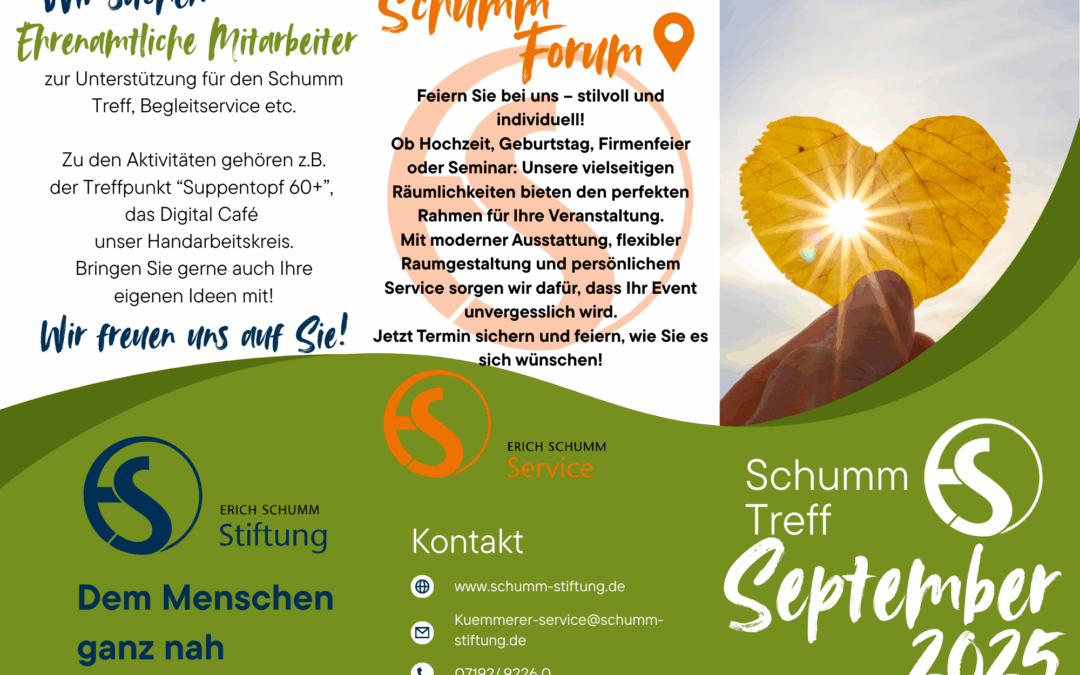Schumm Treff Programm September 2025