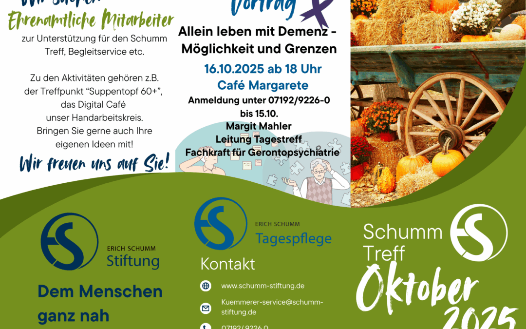 Schumm Treff Programm Oktober 2025